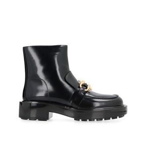 Bottega Veneta Black Calfskin Ankle Women's Boots